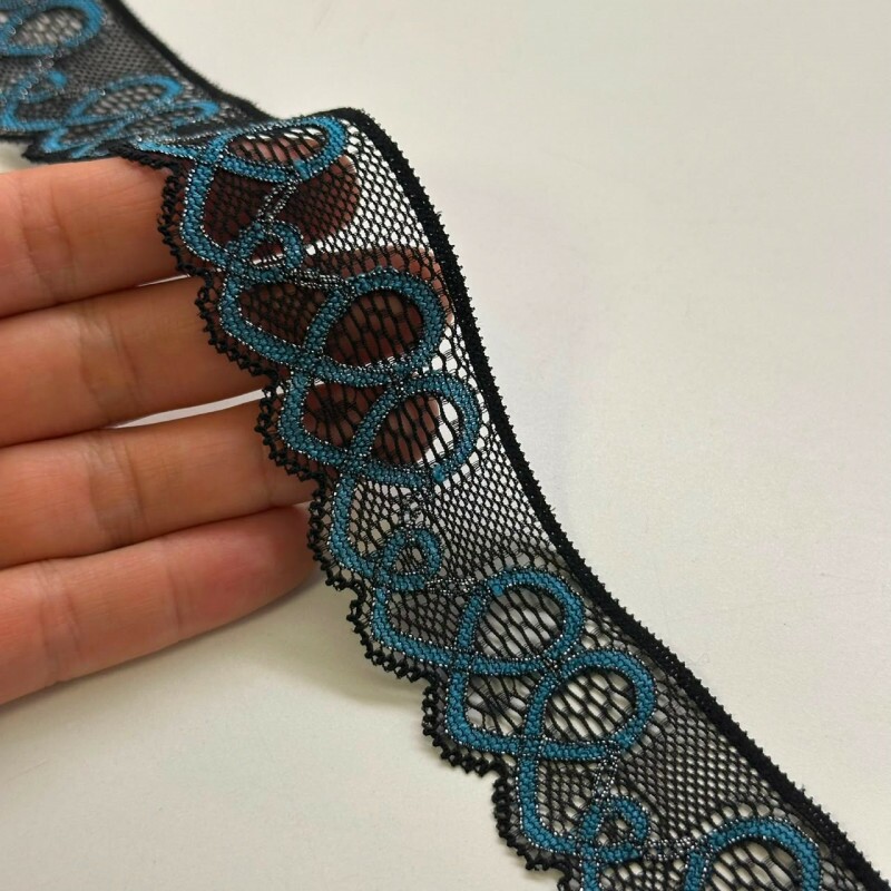 Renda de Poliamida com Elastano - 8 - (3,5cm) 