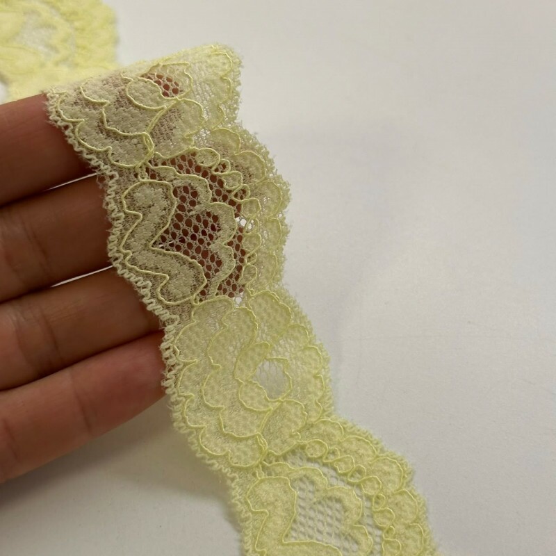 Renda de Poliamida com Elastano - 9 - (4cm) 