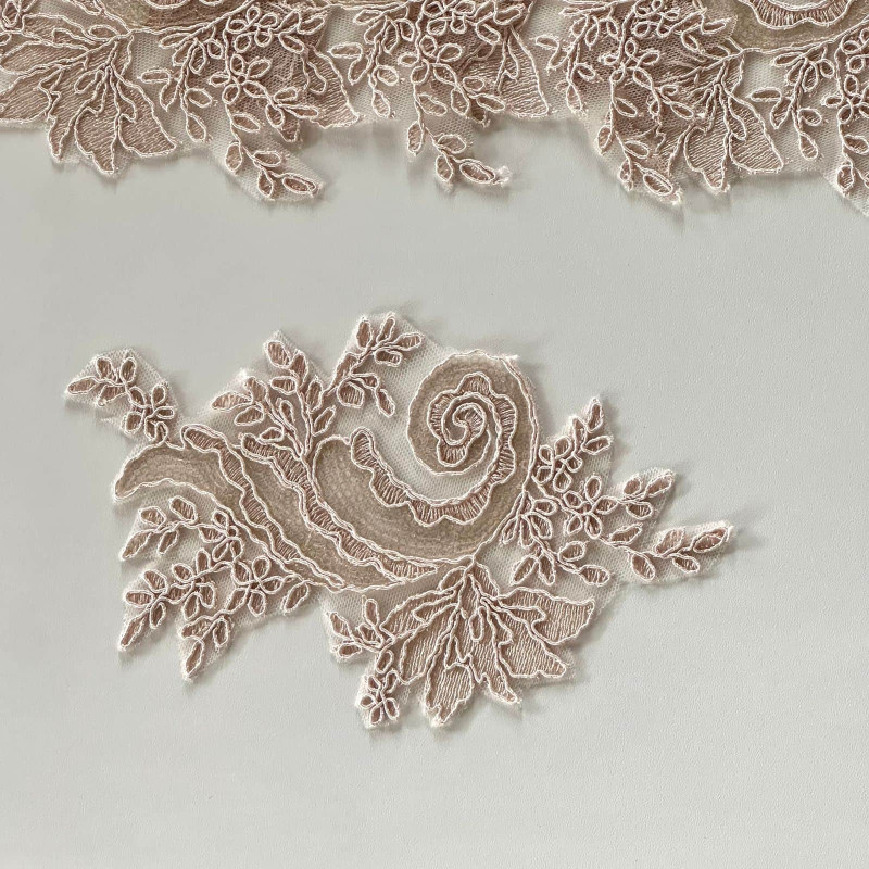 Aplique Renda Soutache Nude - 139