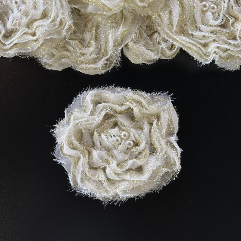 Aplique Flor com Pérola - 135