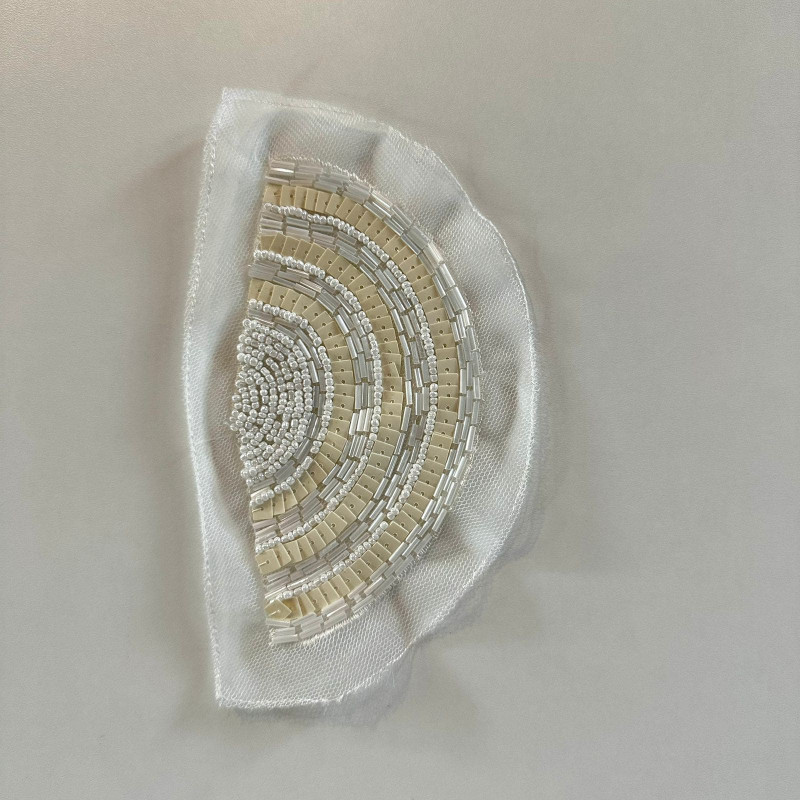 Ombreira Bordada em Tule - 178