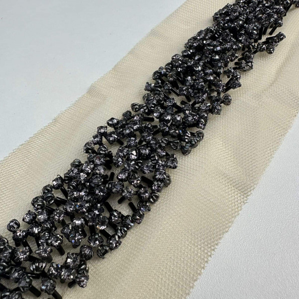 Faixa Bordada - Cravos de Strass - 222