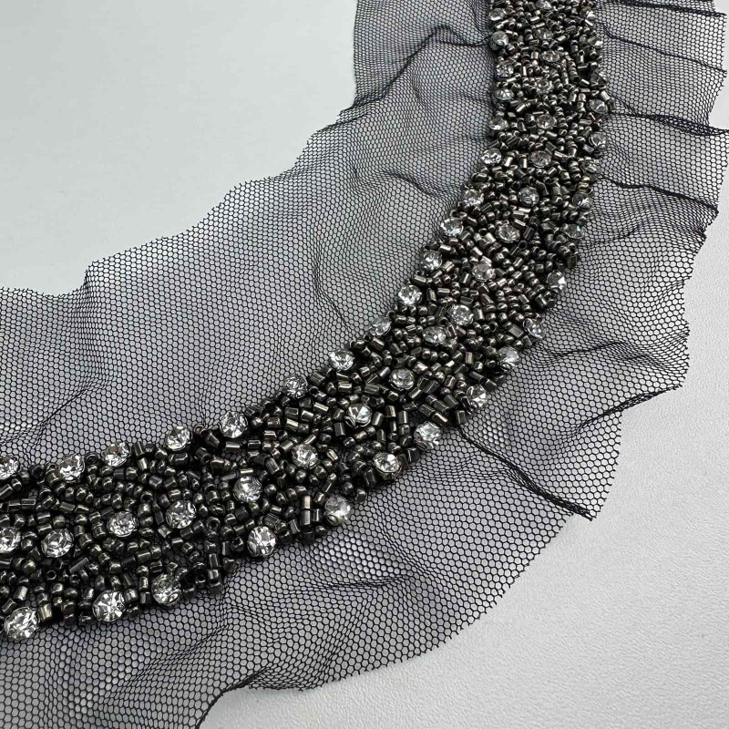 Aplique Bordado no Tule - 223