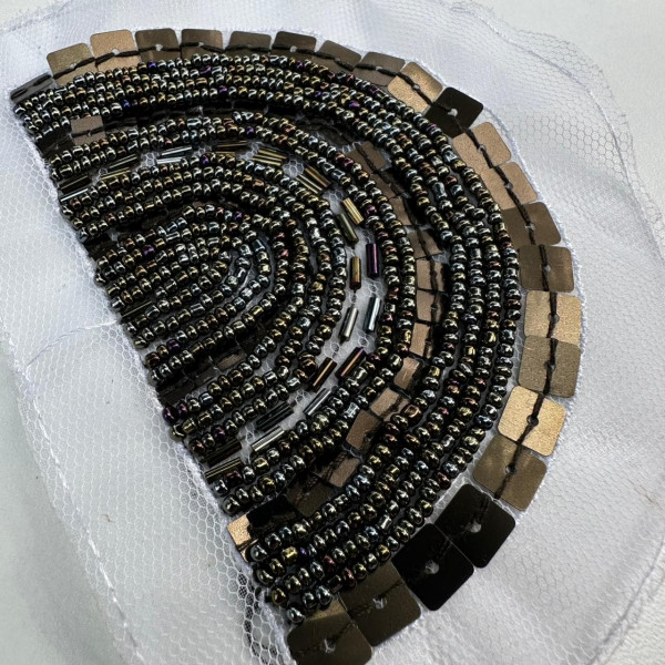 Ombreira Bordada em Tule - 179