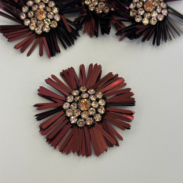 Aplique Bordado - Vinho - 230