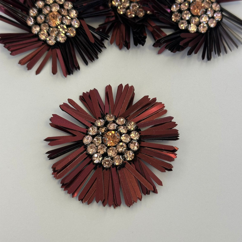 Aplique Bordado - Vinho - 230