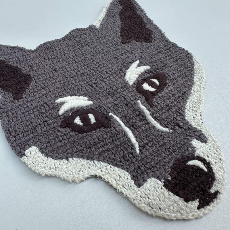 Aplique em Tricot de Algodão - Raposa - 249