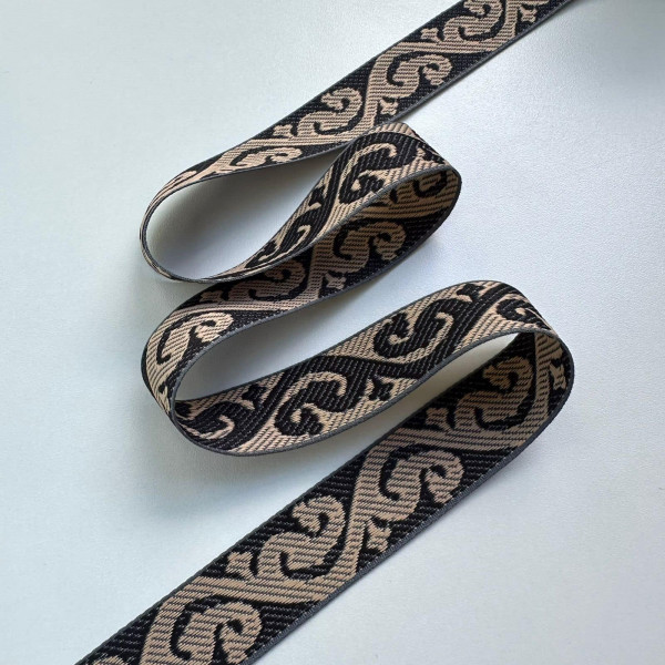 Fita Galão - Arabescos - 2,4cm - 632