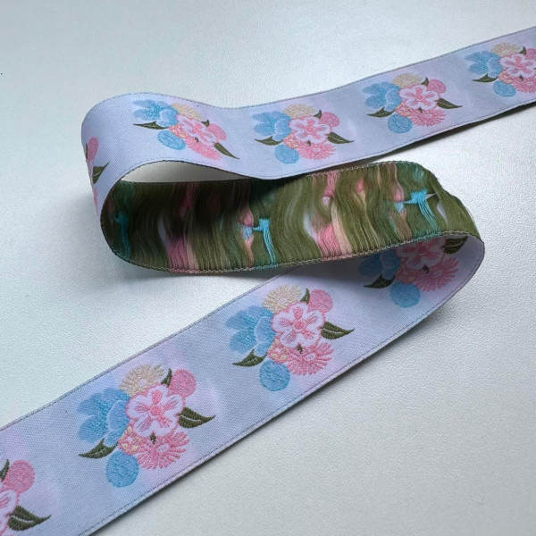 Fita Grega Bordada - Galão Delicate - 3cm - 625