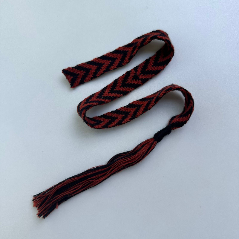 Tassel de Tricô com Cordão Chato Alongado - Chevron - 46cm - 773