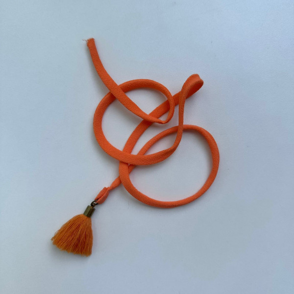 Tassel com Borla de Metal e Cordão Chato Alongado - 65cm - 777