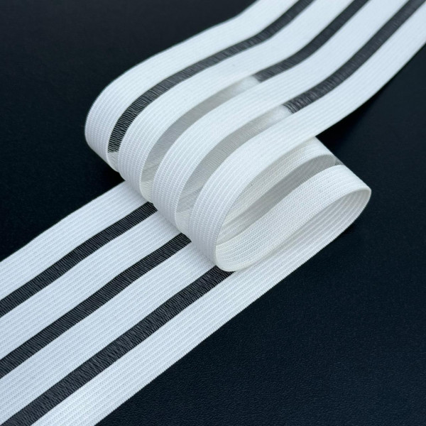 Elástico Santorini Nylon - Off White - 6,2cm - 715