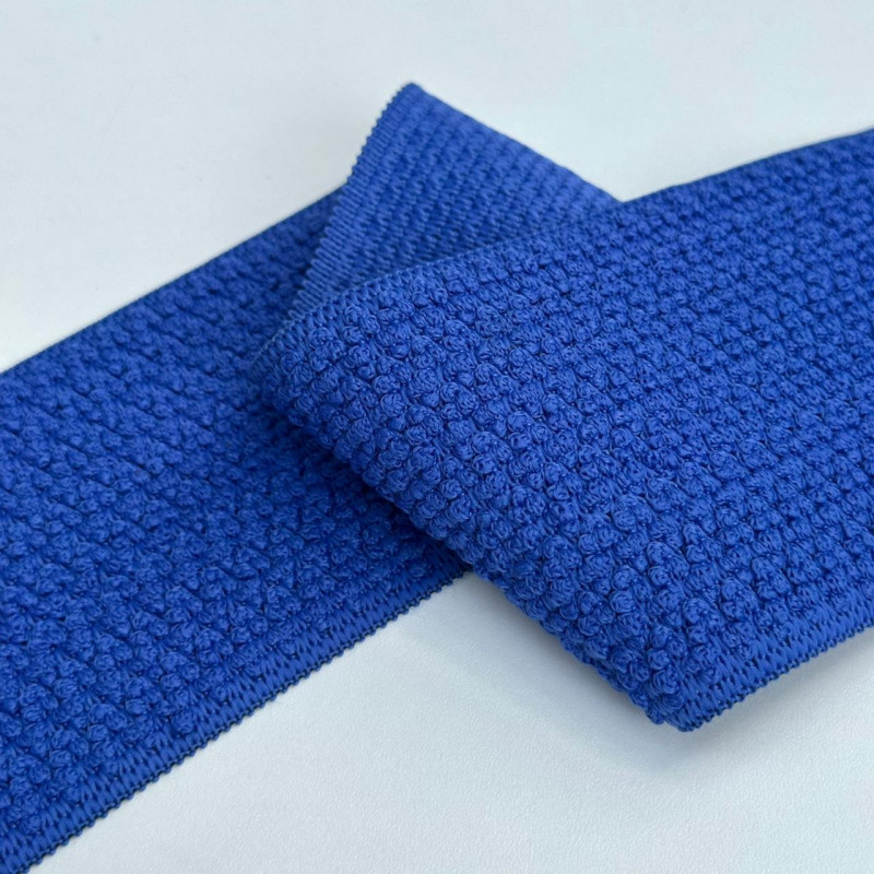 Elástico Texturizado para Cós - Azul Hortênsia - 8,6cm - 705 Elástico Texturizado para Cós - Azul Hortênsia - 8,6cm - 705
