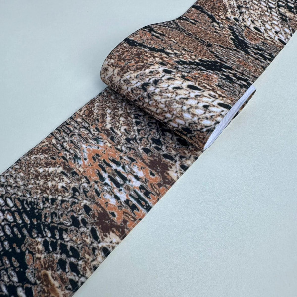 Elástico Estampado Encorpado - Cobra Cascavel - 7,8cm - 721 Elástico Estampado Encorpado - Cobra Cascavel - 7,8cm - 721