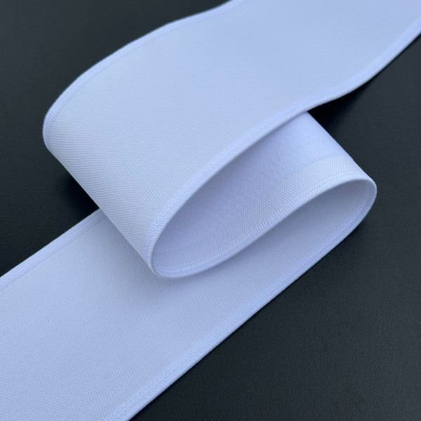 Elástico Reforçado - Branco - 8cm - 734