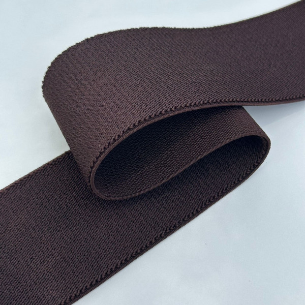 Elástico Reforçado - Marrom - 7,6cm - 737 Elástico Reforçado - Marrom - 7,6cm - 737