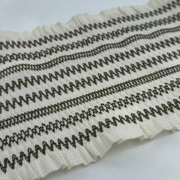 Faixa - Elástico Largo - Franzido Babado - 21cm - 739