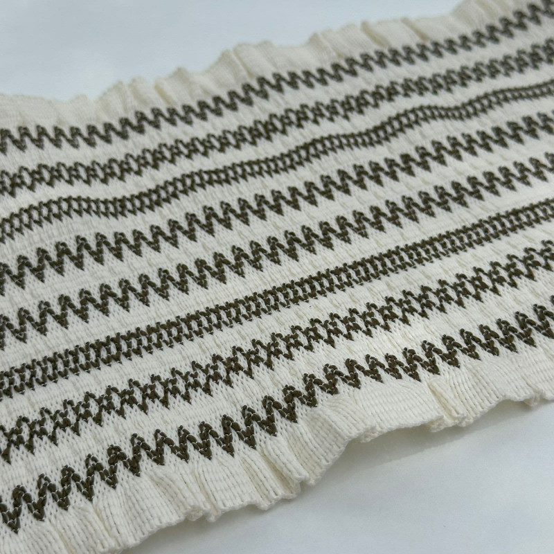 Faixa - Elástico Largo - Franzido Babado - 21cm - 739 Faixa - Elástico Largo - Franzido Babado - 21cm - 739