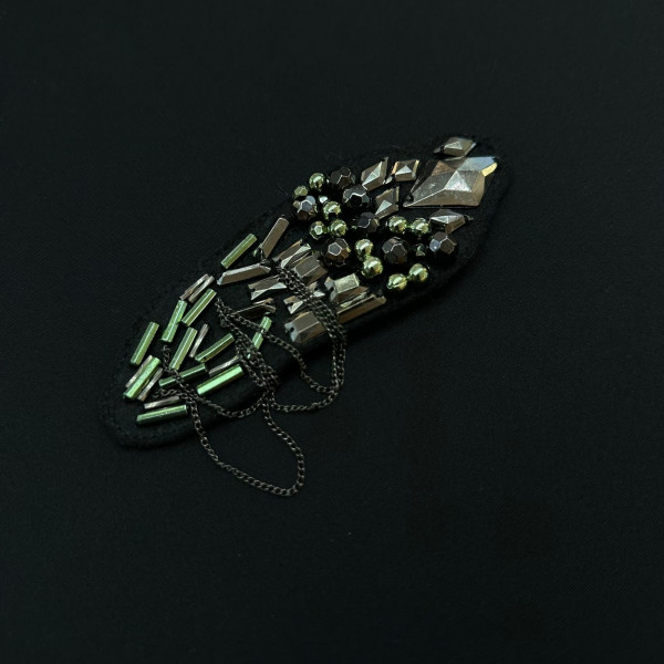 Ombreira Bordada - Verde 