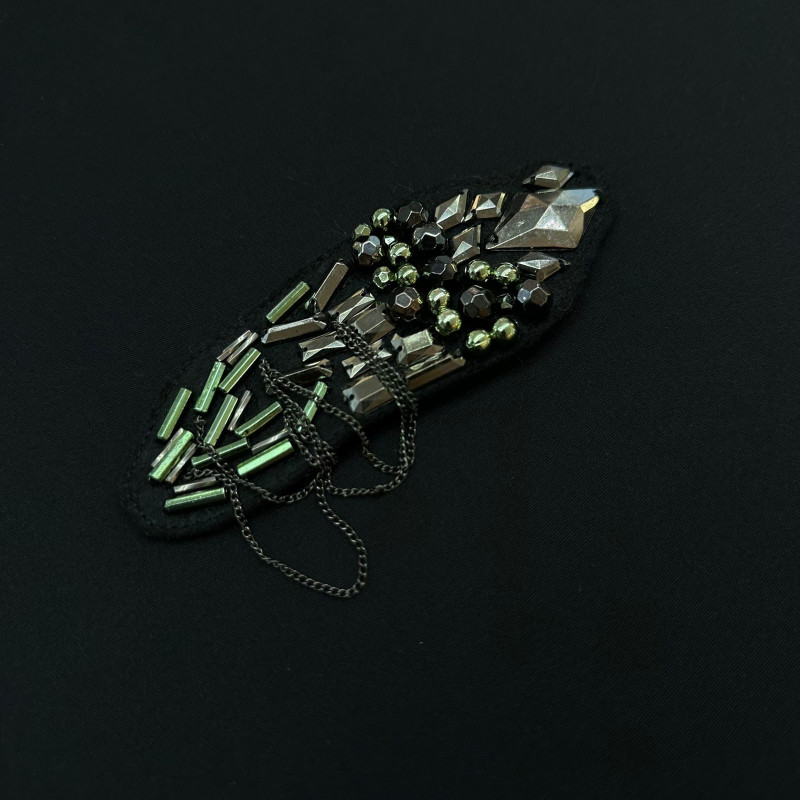 Ombreira Bordada - Verde 