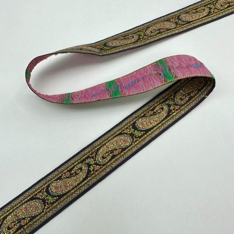 Fita Grega - Galão Texturizada - Paisley - 2,3cm - 638