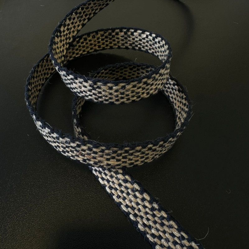 Fita de Sisal Trançada com Algodão - 1,7cm - 343