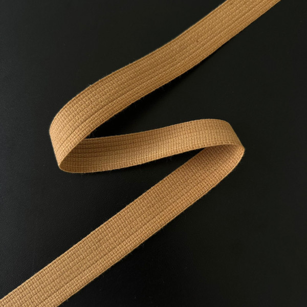 Fita Cadarço de Algodão Caqui - 2,1cm - 354