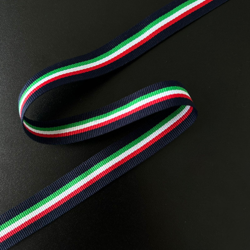 Fita Gorgurão Listrada - 2cm - 357