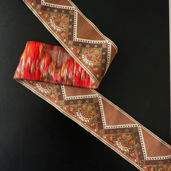 Fita Grega - Galão Geométrica - Texturizado - 5cm - 365