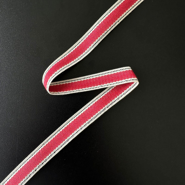 Fita Cadarço Pespontado e Texturizado - 1,6cm - 372