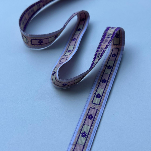 Fita Galão - Blocos Vintage - 1,6cm - 656