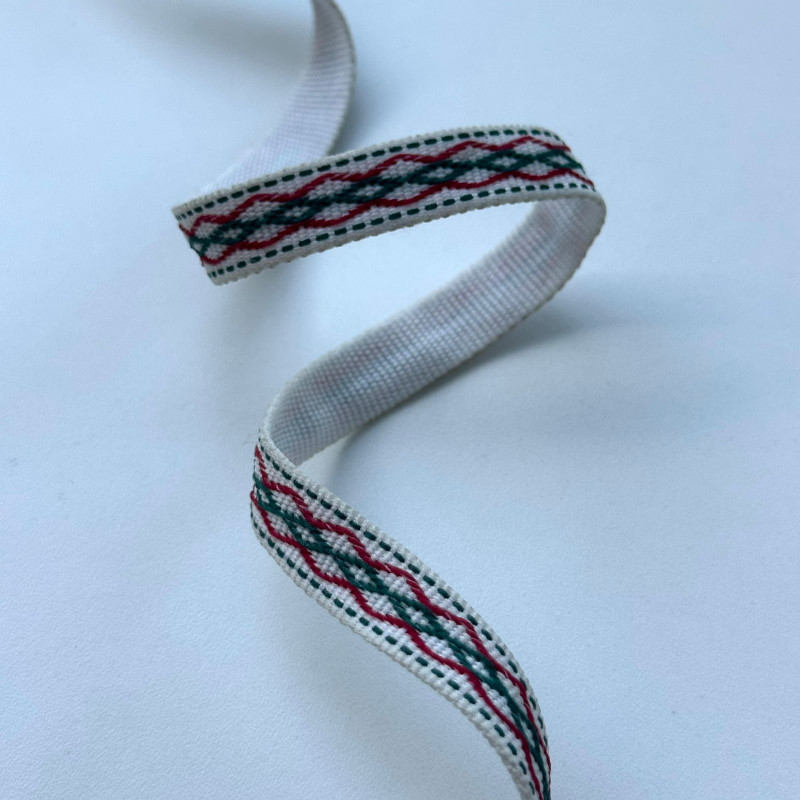 Fita Cadarço Étnica - Losangos - 1,4cm - 688