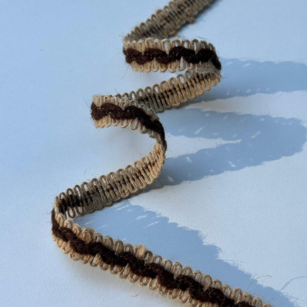 Entremeio de Sisal com Lã Sintética - 1,5cm - 823 Entremeio de Sisal com Lã Sintética - 1,5cm - 823