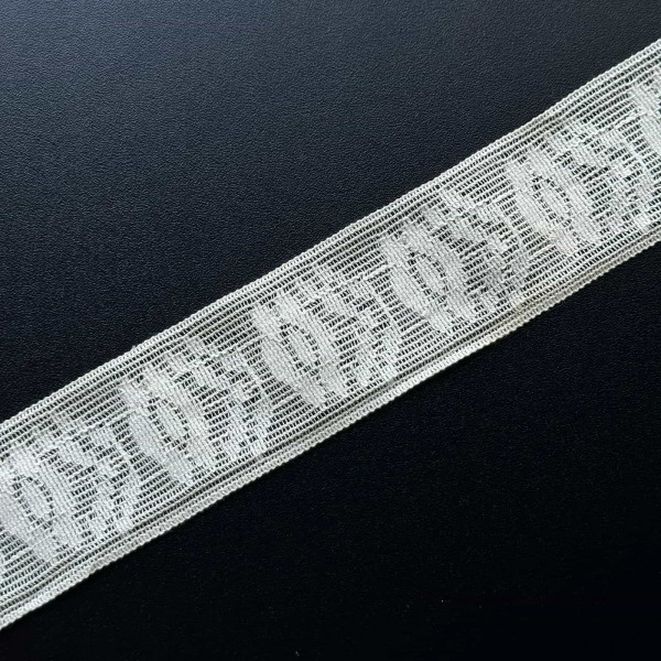 Entremeio de Algodão - Tela Boho Bordada - 4,2cm - 836