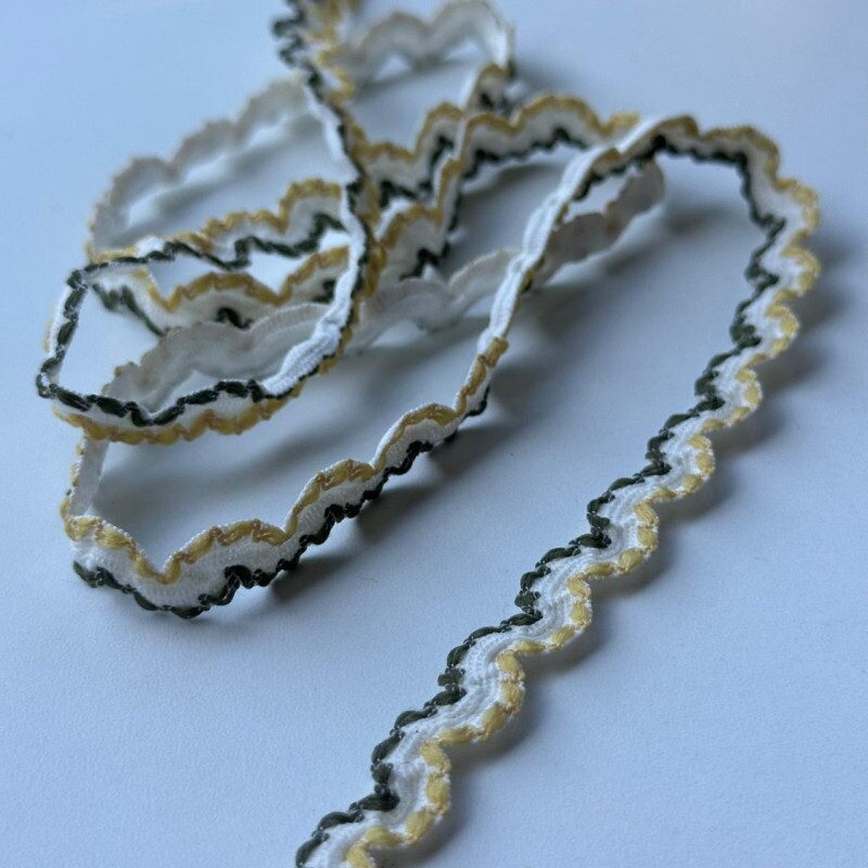 Sianinha com Bordas Maquinetadas - Duo - 1,1cm - 854