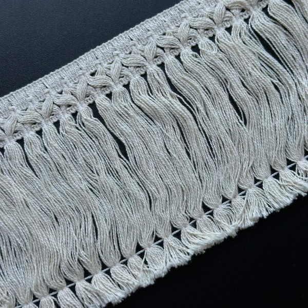 Franja Macramê - 100% Algodão - 13cm - 855