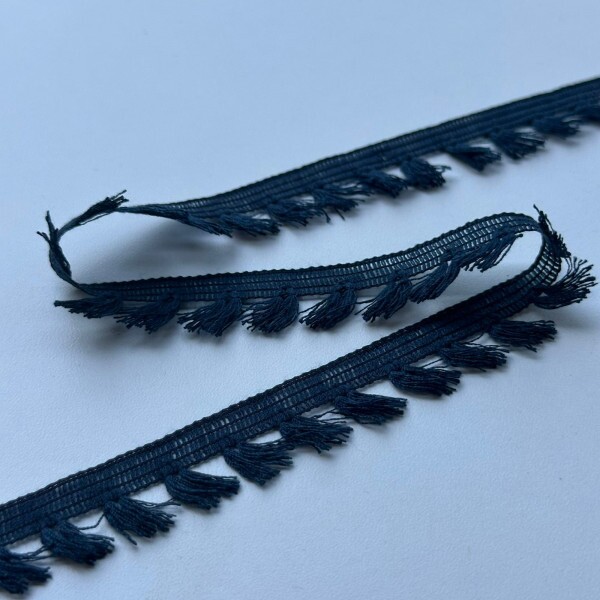 MicroFranja de Linho - Marinho - 1,8cm - 880 MicroFranja de Linho - Marinho - 1,8cm - 880