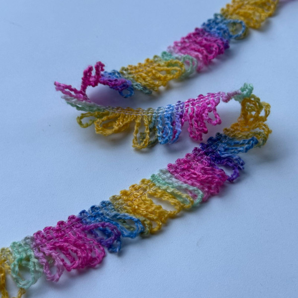 Franja Multicolorido - 2,5cm - 879