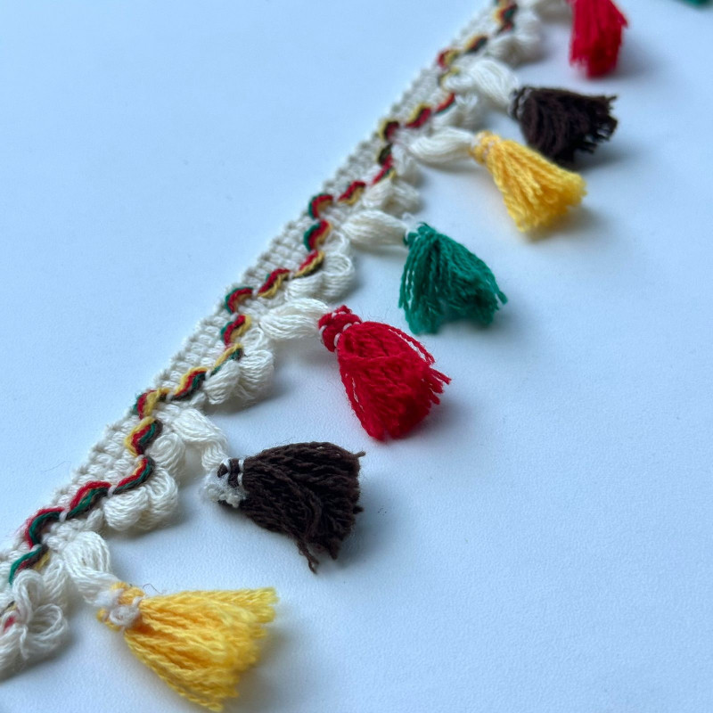 Franja Tassel Multicolor - 4,5cm - 875