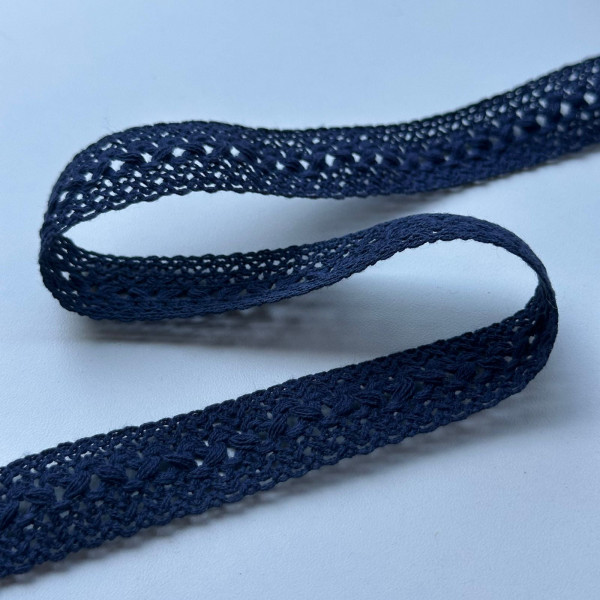 Entremeio de Guipure Marinho - 2,4cm - 872