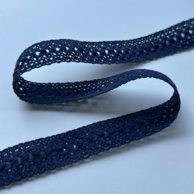 Entremeio de Guipure Marinho - 2,4cm - 872