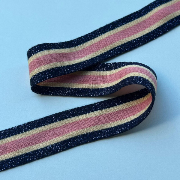 Faixa Galão de Tricô - Multicolor - 3cm - 602 Faixa Galão de Tricô - Multicolor - 3cm - 602