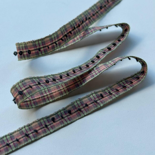 Fita Xadrez Decorativa - 1,3cm - 694