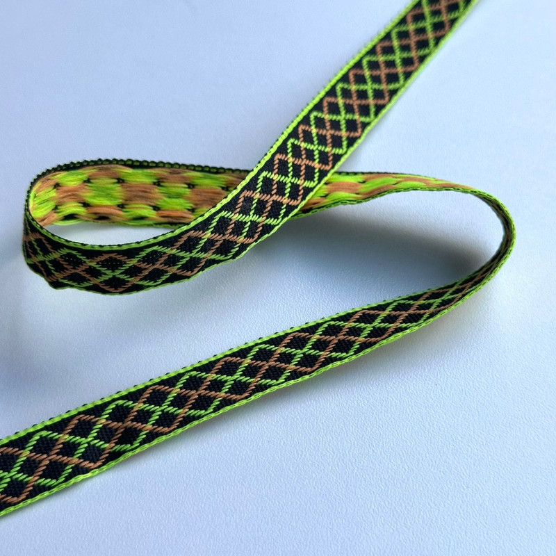 Fita Galão Padrão Geométrico - 1,5cm - 693