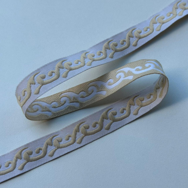 Fita Relevo - Tribal - Tons de Nude - 1,5cm - 748