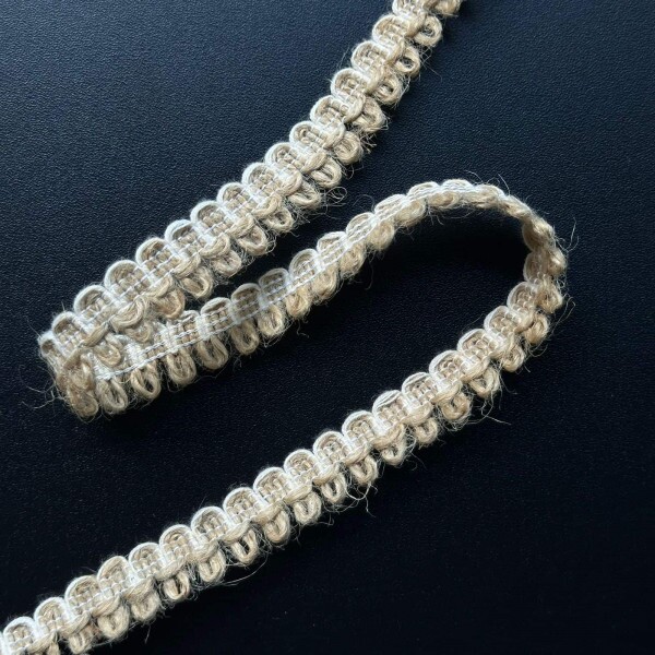 Passamanaria de Bico com Ponto Curva - Algodão / Sisal - 1,7cm - 819