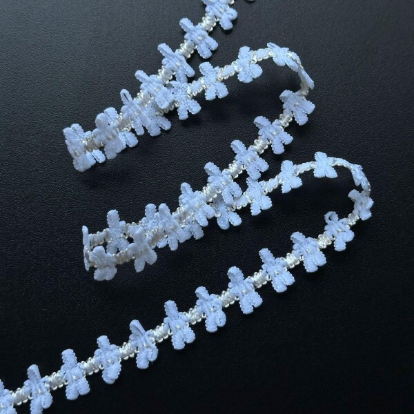 Passamanaria Ponto Y - Off White - Pérola - 1,8cm - 852