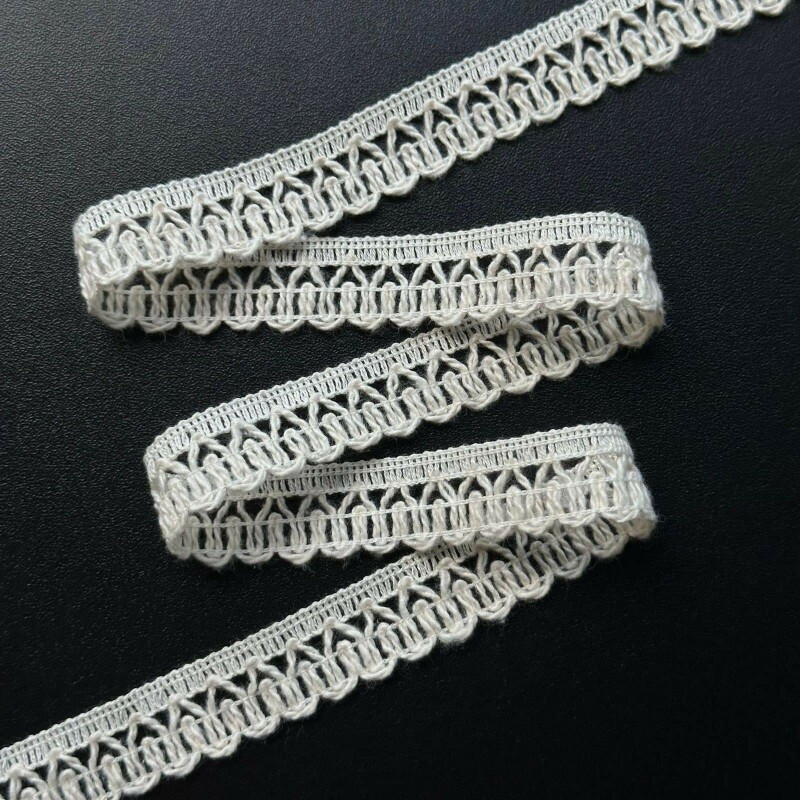 Barrado de Algodão - Crú - 1,7cm - 864