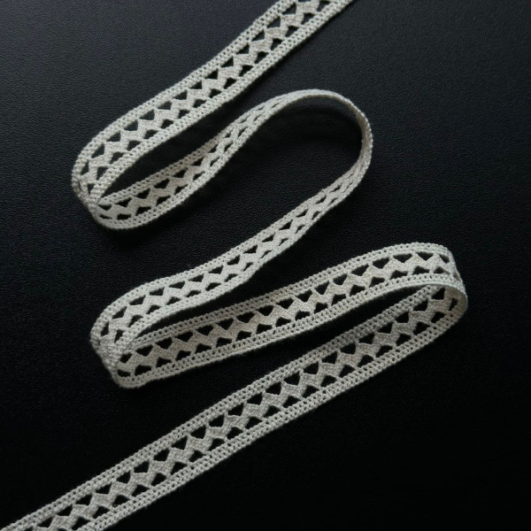 Entremeio de Algodão - Missoni - Crú - 1,5cm - 863