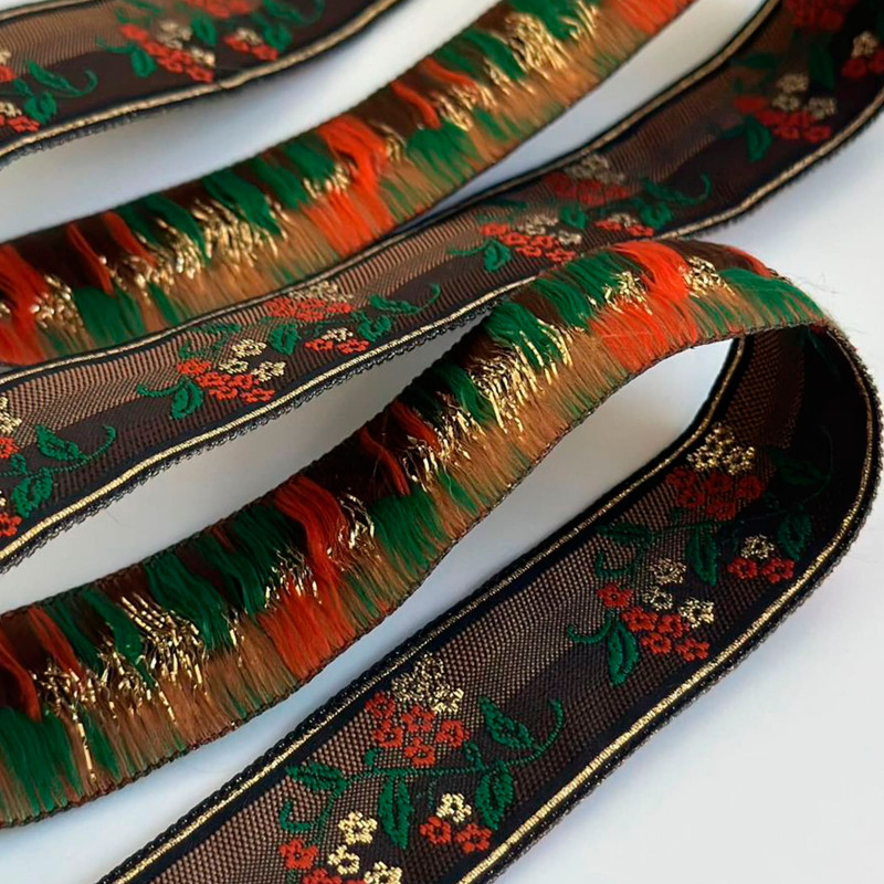 Fita Grega - Galão Floral Víntage - 3cm - 385